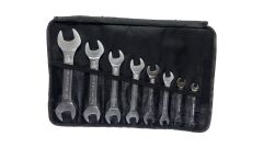 Ceta Form B10-R08 8 Parça Çatal İki Ağız Anahtar Takımı ( Bez Çantalı )