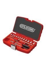 Ceta Form C00-18Ph2 18 Parça 1/4” 6 Köşe Lokma Takımı - Plastik Kutu