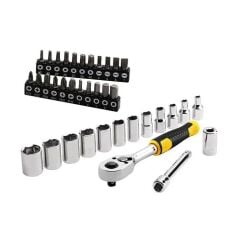 Stanley STMT82672-0 1/4 Kompakt Lokma Takımı ve Bits Uç Seti 37'li